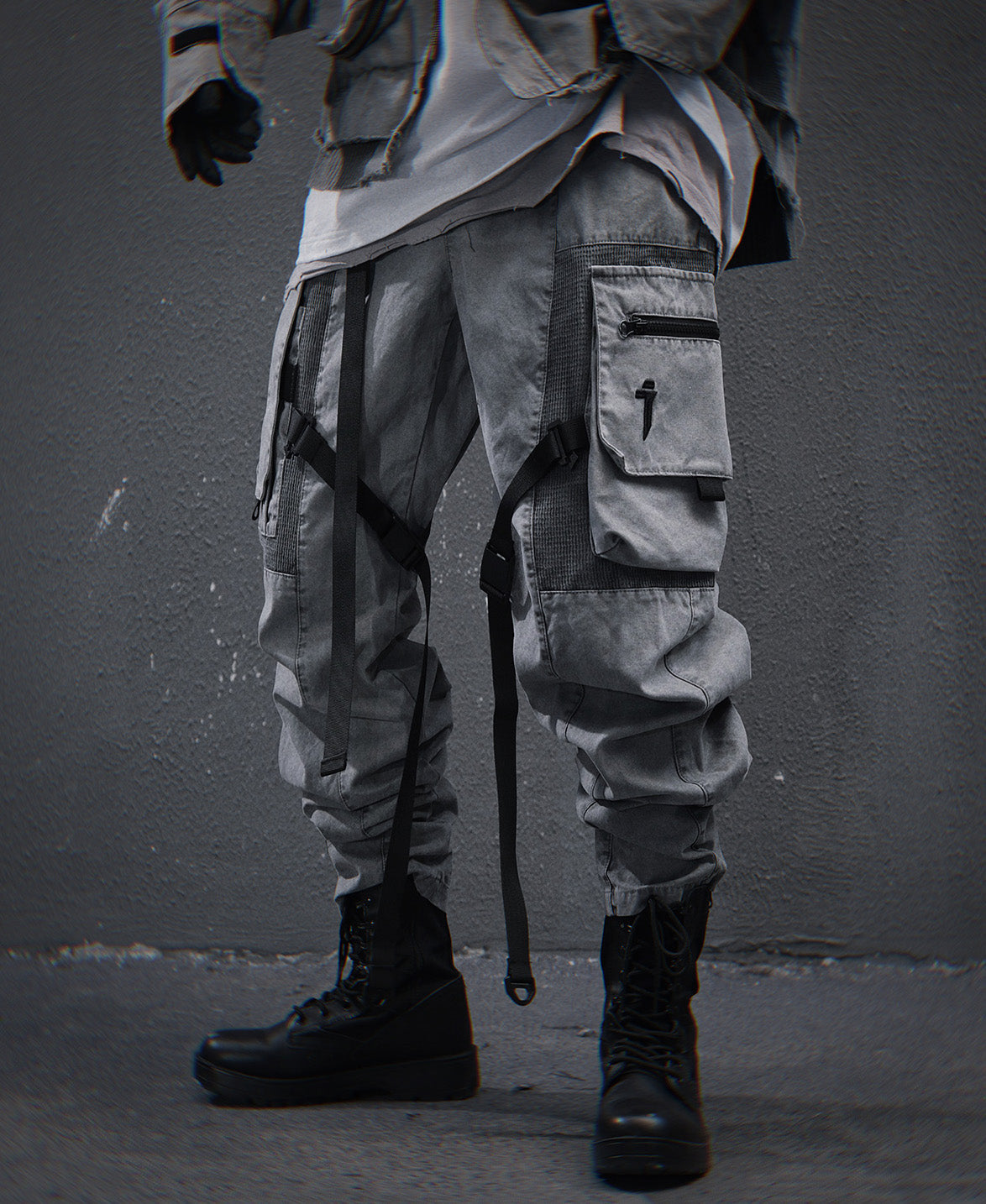 HiP46 Grey NX Cargo Pants product image