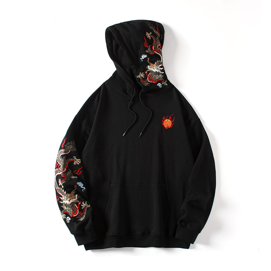 KH9190 Dragon Embroidery Hoodie product image