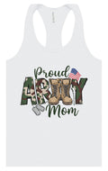 Proud Army Mom Women's Racerback Tank