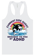 Side Quest Brought By ADHD Women's Racerback Tank