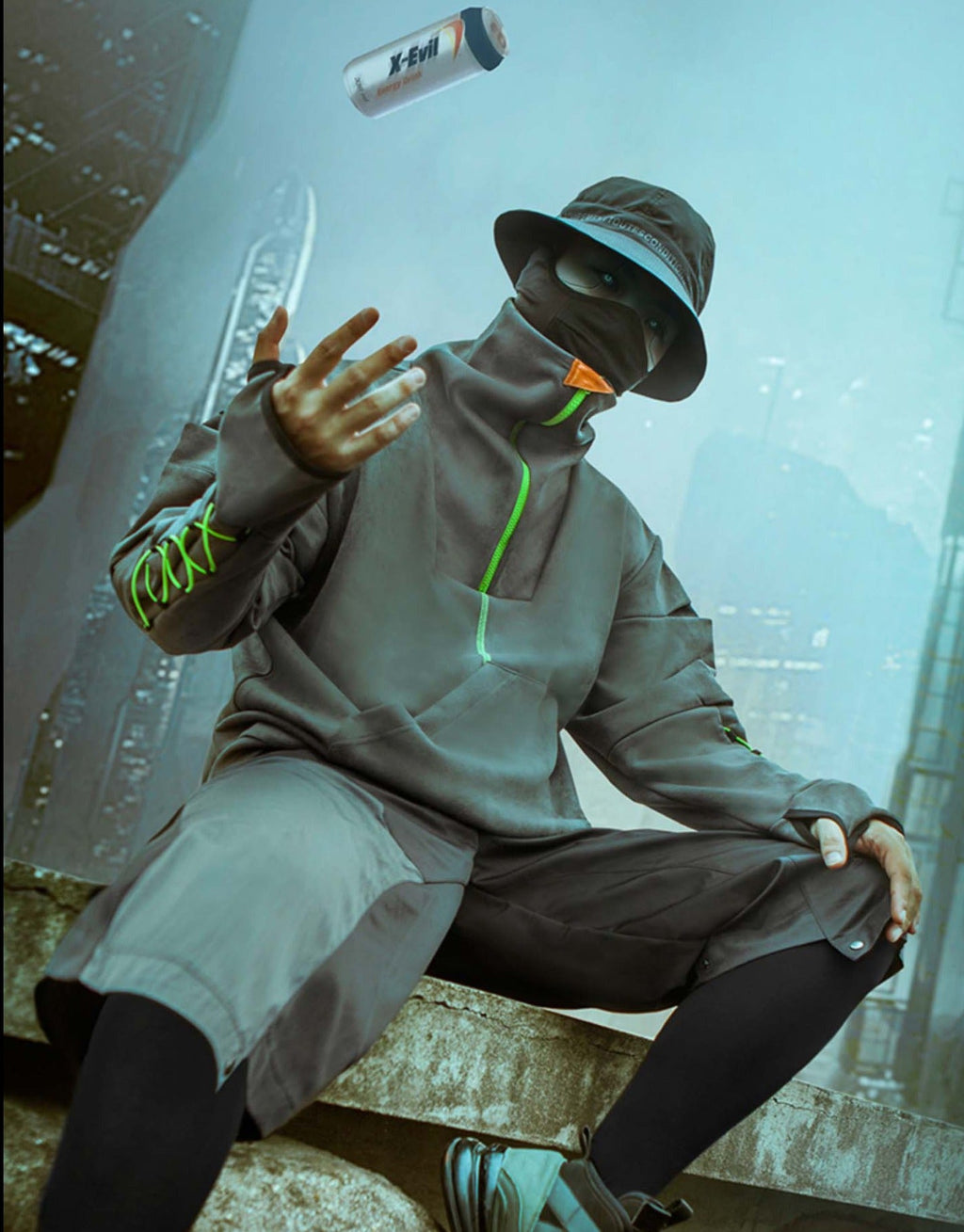 APH509 Not Evil Cyber Sweater product image