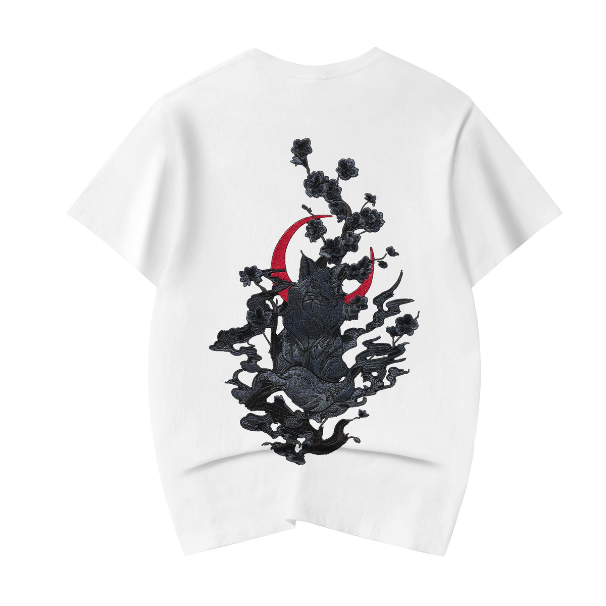 ET524 Moon Fox Embroidered Tee product image