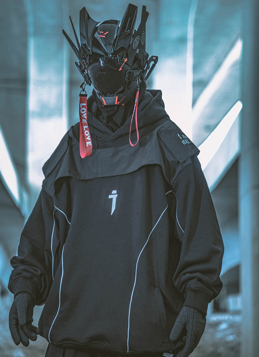 HiH29 Shadow Mixed Hoodie product image
