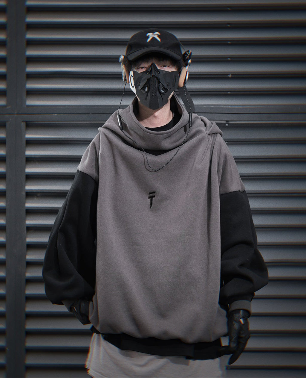 HiH51 Grey T-Tech Hoodie product image