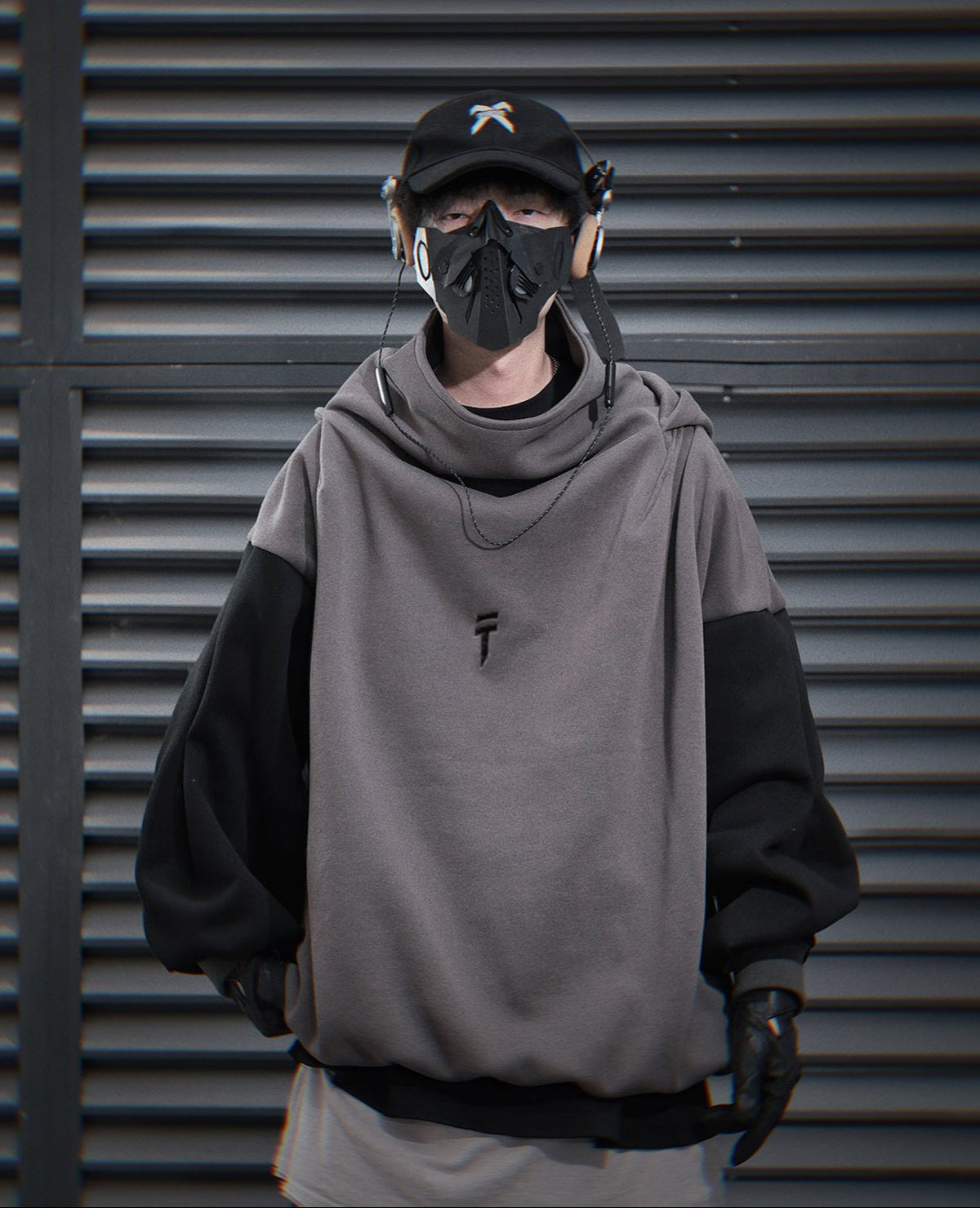 HiH51 Grey T-Tech Hoodie product image