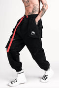 IBP332 Yin Yang Black Cargo Pants product image