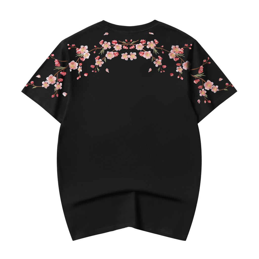 ET516 Sakura Flowers Embroidered Tee product image