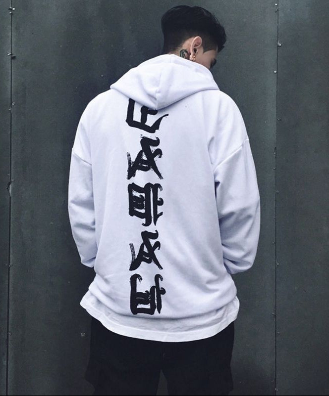 YEH3 White Japanese Rid Evil Hoodie product image