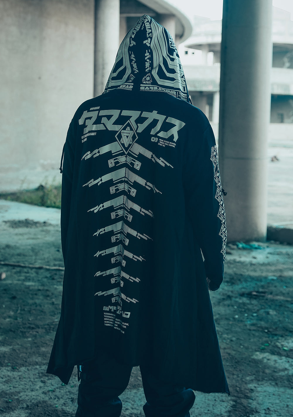 Sim507 Cyber Alien Trench Coat product image