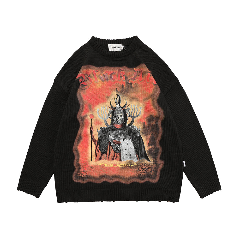 Extreme Dark Demon Knit Sweater product image