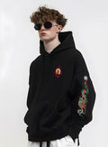 KH9005 Green Dragon Embroidery Hoodie product image