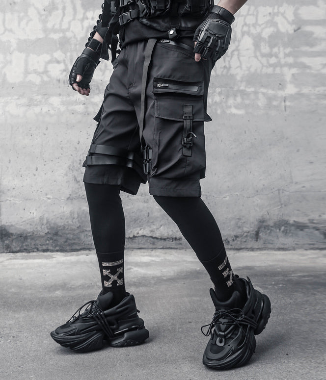 IBS429 Paratrooper Matte Black Shorts product image