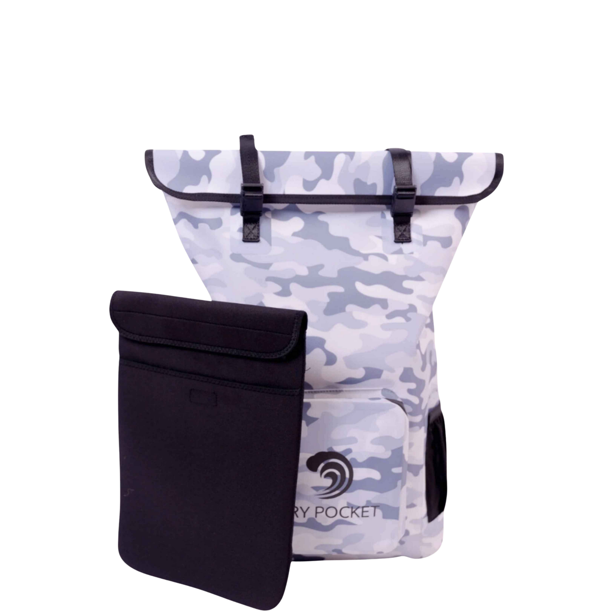 Waterproof Floating Backpack Dry Bag - Snow Camo