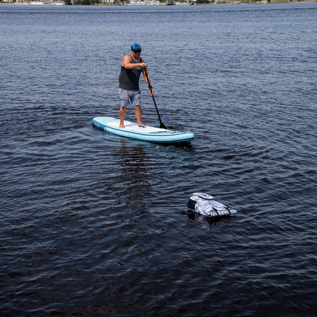 Waterproof Floating Backpack Dry Bag - Snow Camo