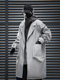 HiJ36 Grey Urban Trench Coat product image