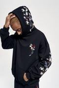 KH9083 Flowers Birds Embroidery Hoodie product image