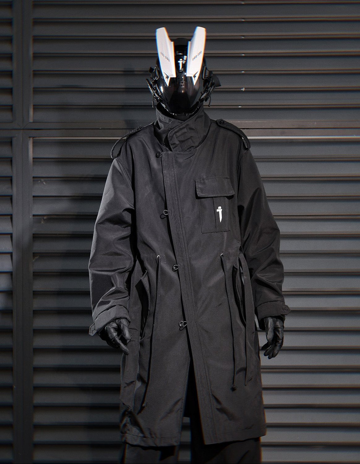 HiJ38 I-Tech Anorak Trench Coat product image