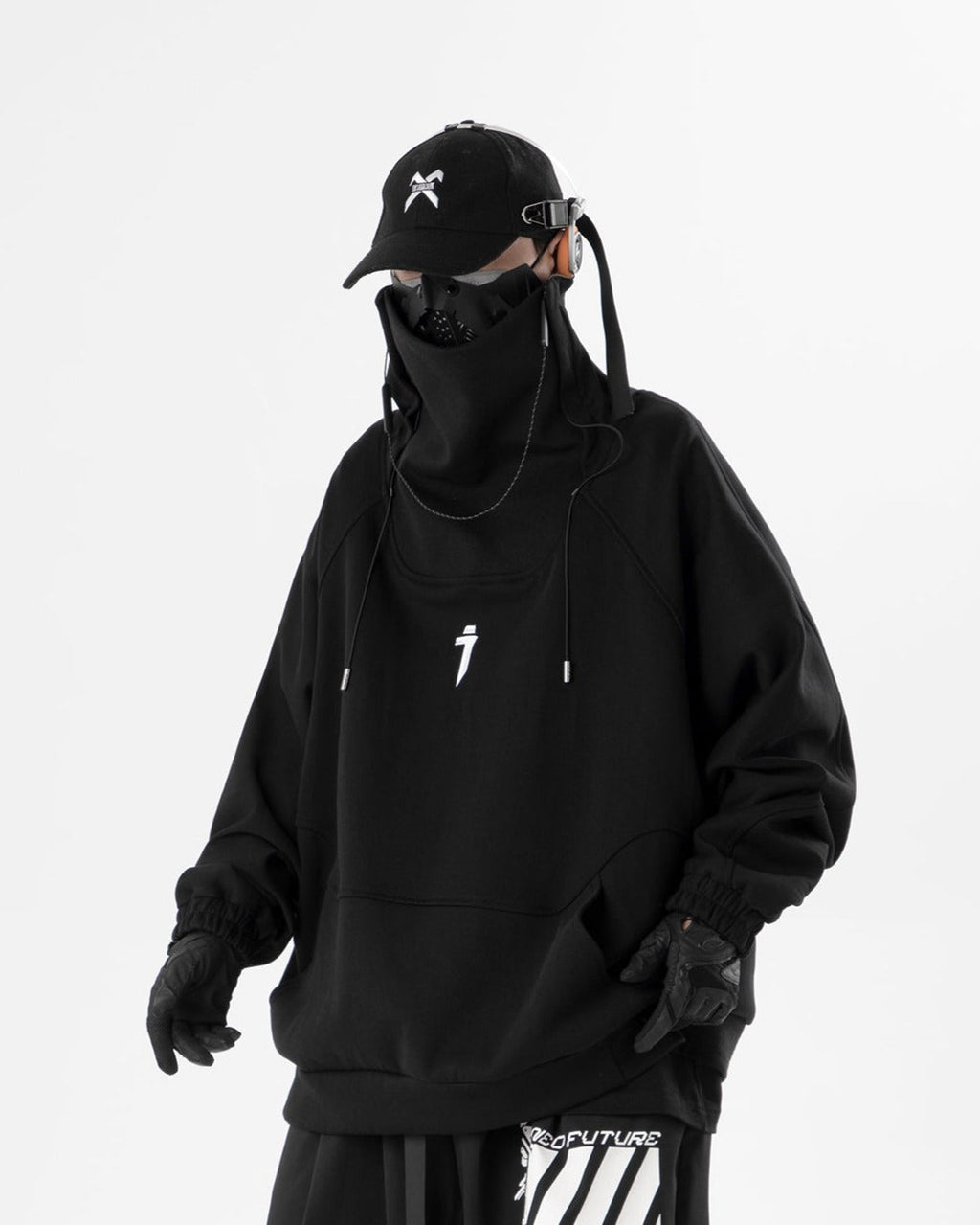 HiH49 Precision High Neck Black Sweater product image