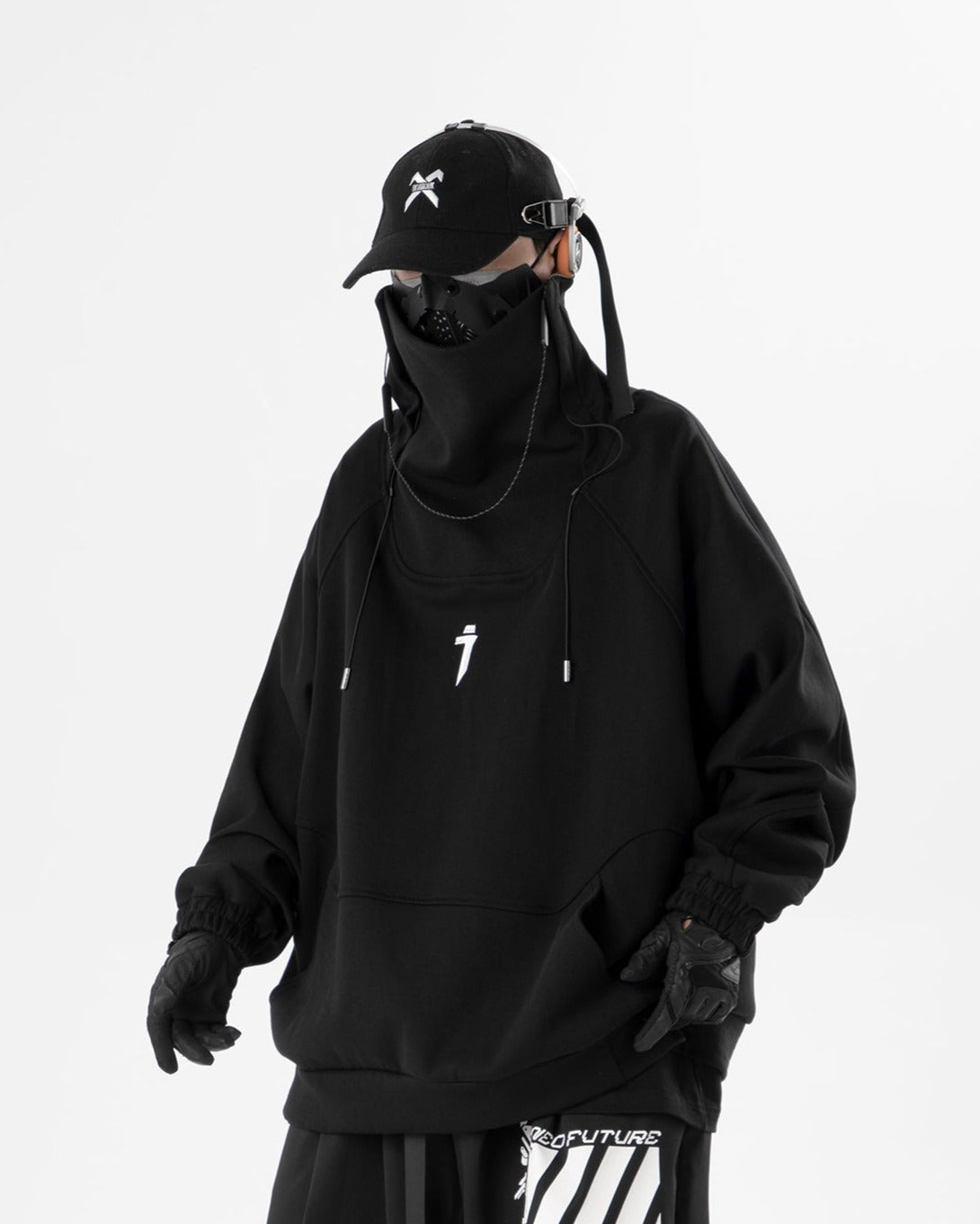 HiH49 Precision High Neck Black Sweater product image