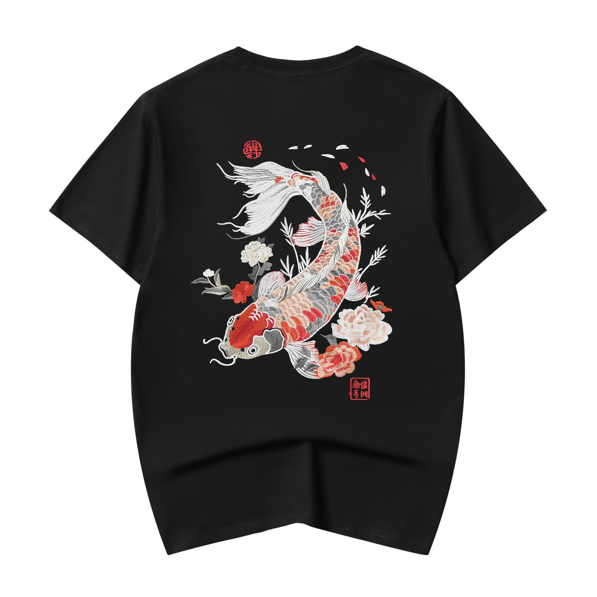ET514 Koi Fish Embroidered Tee product image
