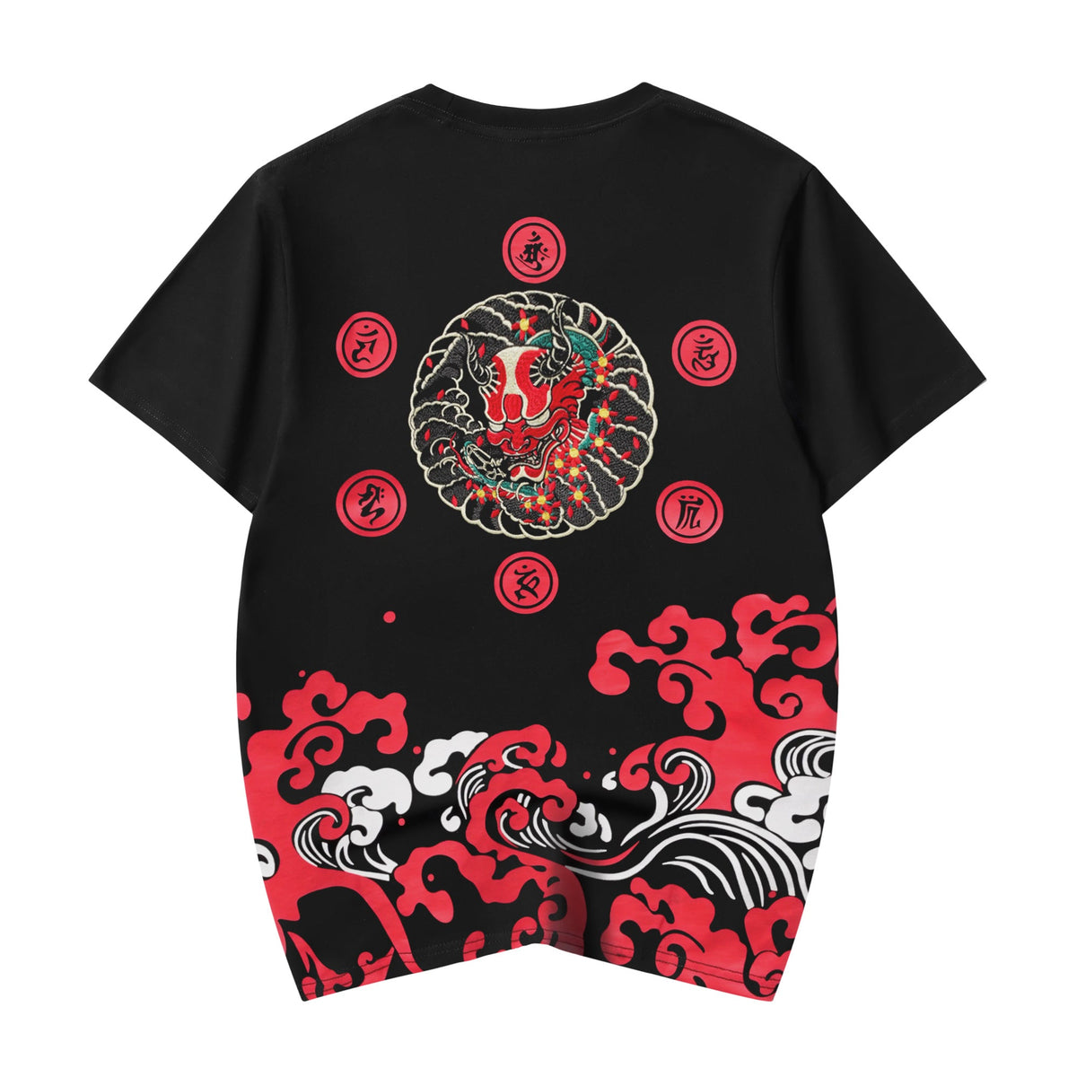 KH772 Red Oni Embroidered Tee product image