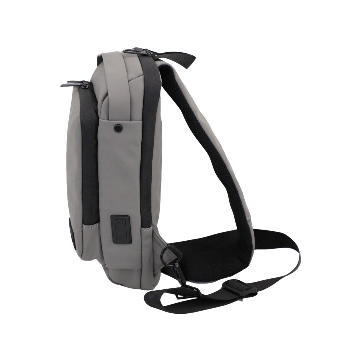Executive Tech Smell Proof Crossbody w/USB-C Fast Charge Port + Hidden Lock (FireBar Labs x PBAL)