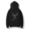 KH9011 Striking Phoenix Embroidery Hoodie product image