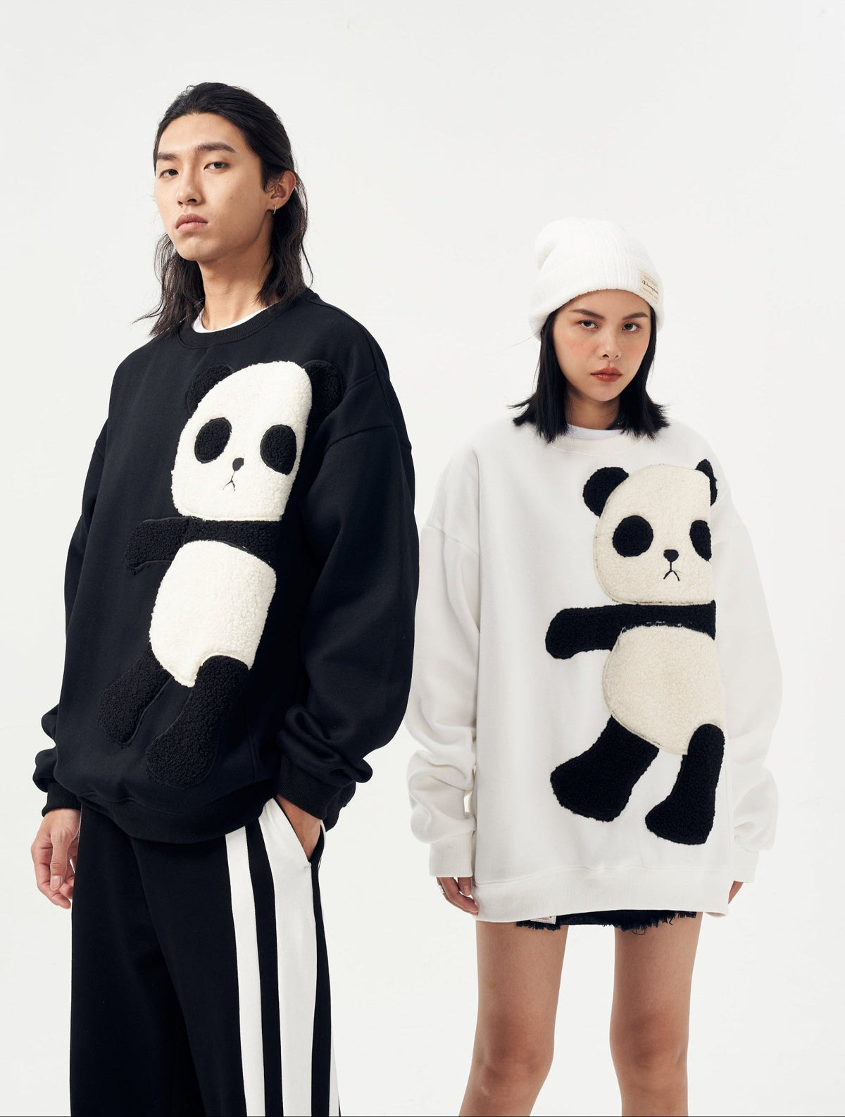 MAR1081 Furry Panda Crewneck product image