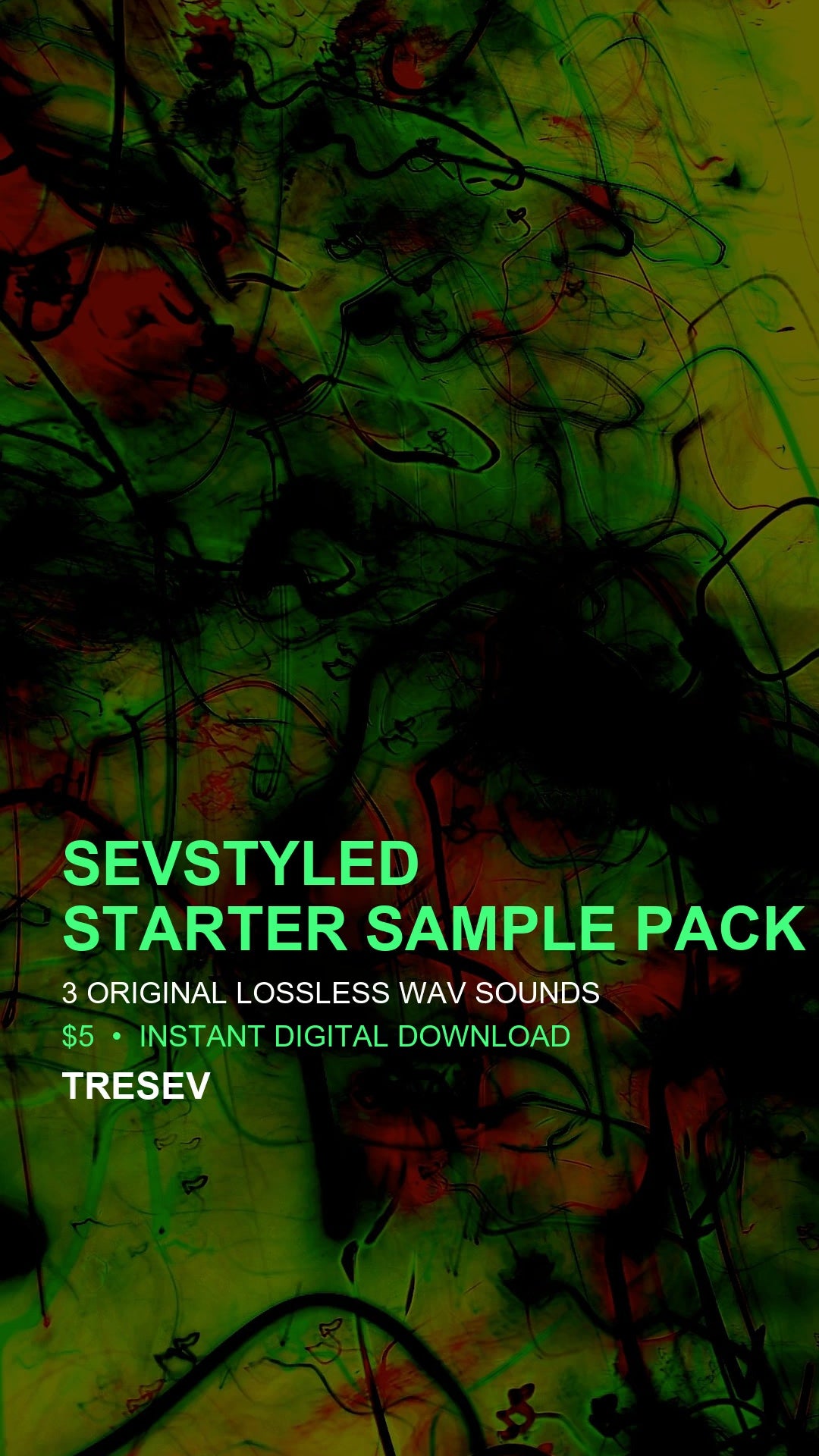 Listen to three sounds from the SevStyled Starter Sample Pack by Tresev
